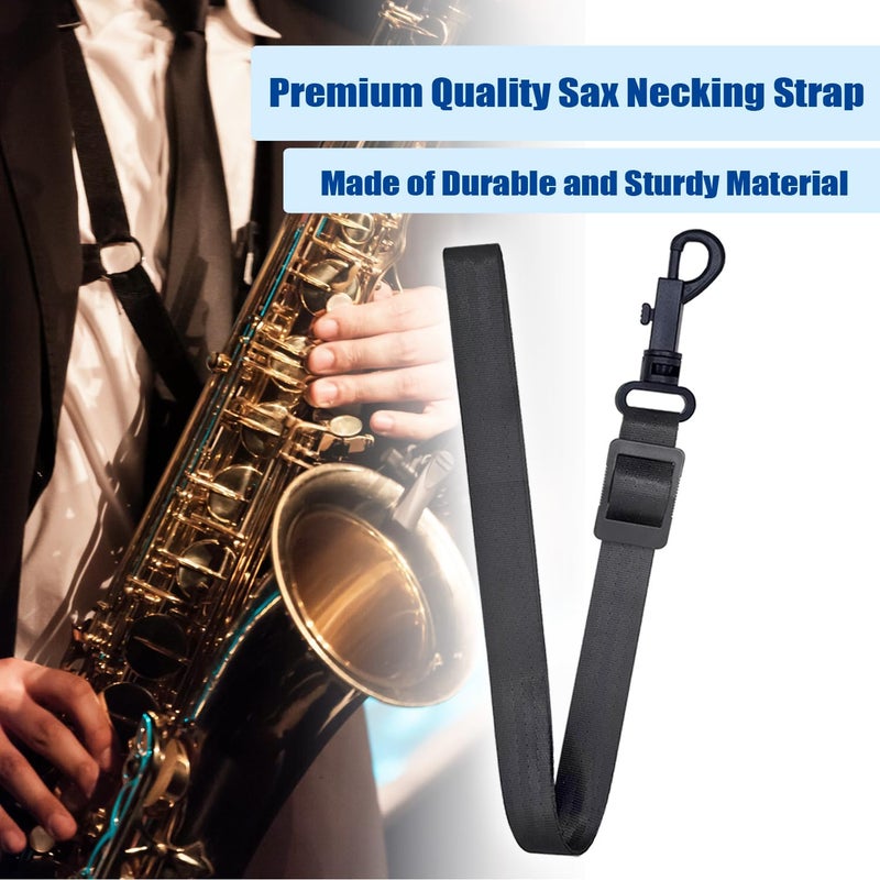 Niantime Saxophone Cleaning kit with Case，Clarinet Flute Cleanser Maintenance Kit with Cork Grease,Swab,Cleaning Cloth,Thumb Rest,Reed Case,Mouthpiece Brush and More Workable for Wind & Woodwind Struments - Image 4